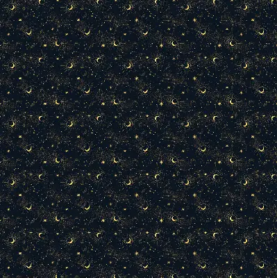 Estores de rolo interiores Lua e estrelas
