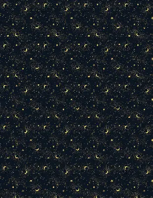Estores de rolo interiores Lua e estrelas