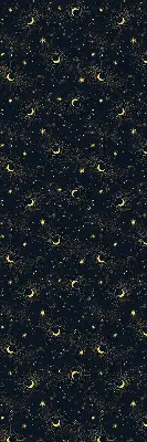 Estores de rolo interiores Lua e estrelas