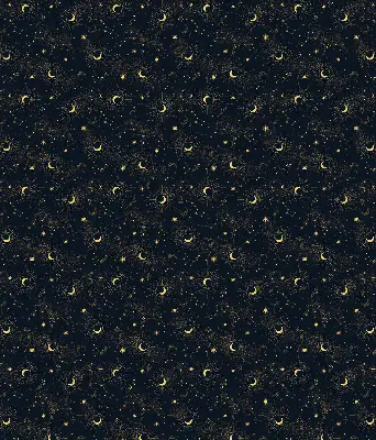 Estores de rolo interiores Lua e estrelas