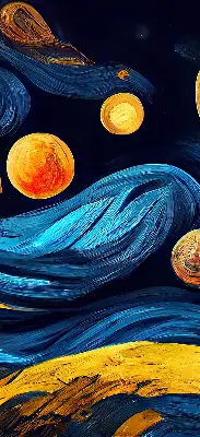 Estores de rolo em tecido Planetas