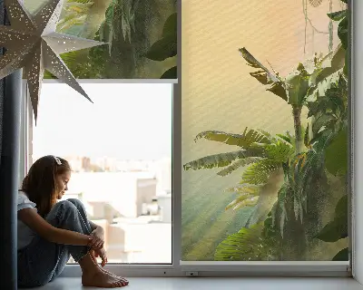 Estores de rolo interiores Estrutura para plantas