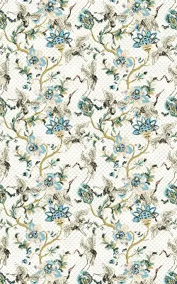 Estores de rolo interiores para janela Flores e pássaros