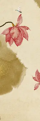 Estores de rolo interiores para janela Flores