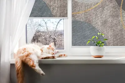 Estores de rolo interiores para janela Abstração