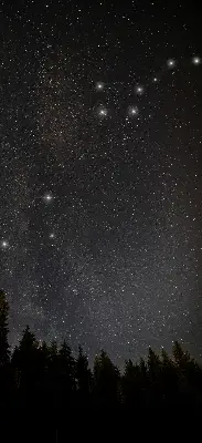 Estores de rolo interiores Estrelas no céu