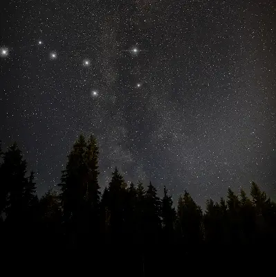 Estores de rolo interiores Estrelas no céu