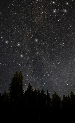 Estores de rolo interiores Estrelas no céu