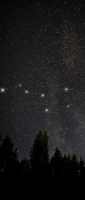 Estores de rolo interiores Estrelas no céu