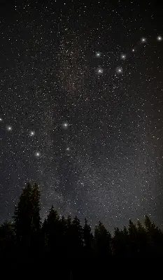 Estores de rolo interiores Estrelas no céu