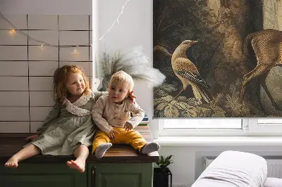 Estores de rolo interiores para janela Animais na floresta