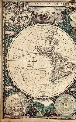 Estores de rolo interiores Mapa-múndi