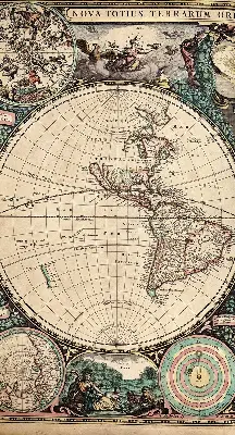 Estores de rolo interiores Mapa-múndi