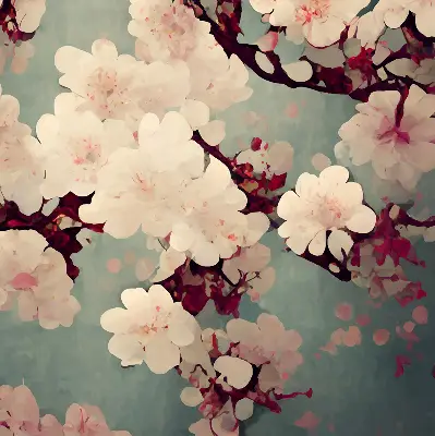 Estores de rolo para janela flor de cerejeira