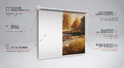 Estores de rolo em tecido Articulação