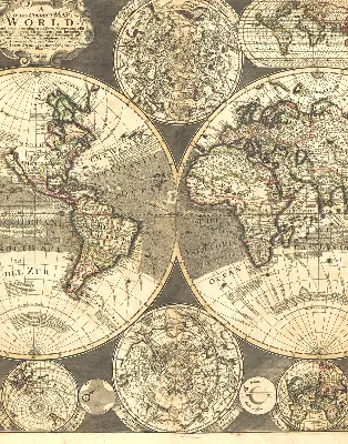Estores de rolo interiores Mapa-múndi