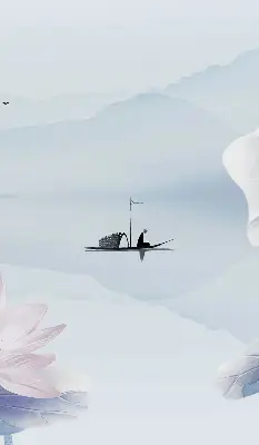 Estores de rolo interiores para janela Um pescador em um barco