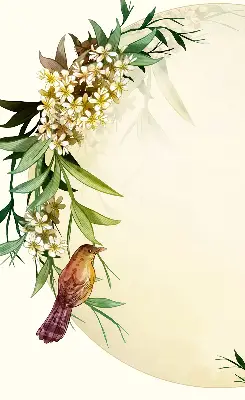 Estores de rolo interiores Um grou em um círculo de vegetação