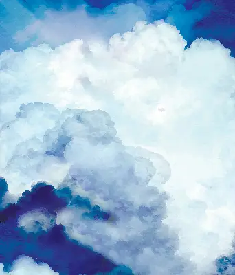 Estores de rolo interiores Nuvens