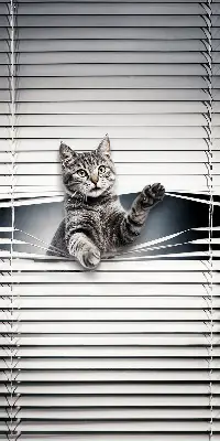 Estores de rolo interiores Gato