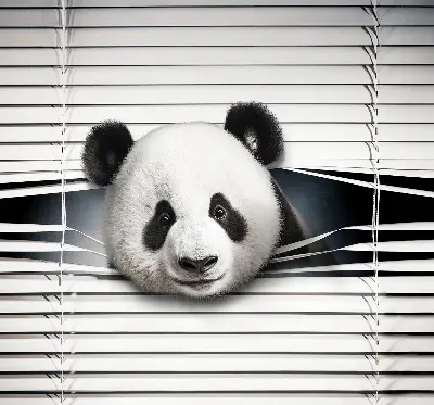 Estores de rolo interiores para janela Panda