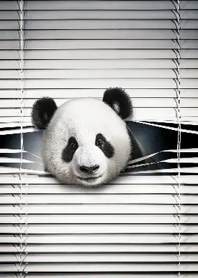 Estores de rolo interiores para janela Panda