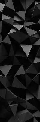 Estores de rolo interiores blackout Origami preto