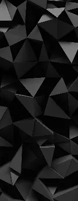 Estores de rolo interiores blackout Origami preto