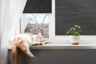 Estores de rolo interiores blackout para janela Olhos de gato