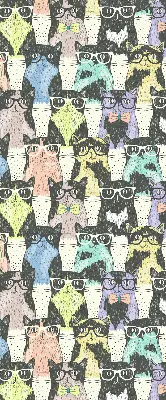 Estores de rolo em tecido blackout Gatos