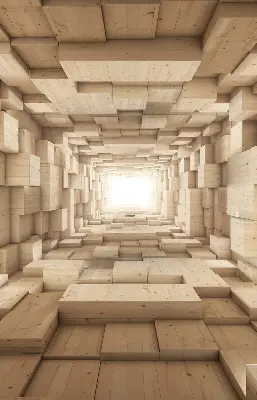 Estores de rolo interiores blackout para janela buraco de madeira 3D