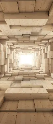Estores de rolo interiores blackout para janela buraco de madeira 3D