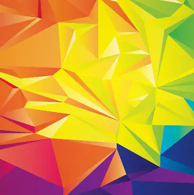 Estores de rolo interiores blackout para janela Padrão de origami colorido