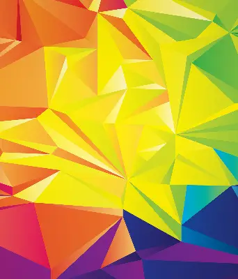 Estores de rolo interiores blackout para janela Padrão de origami colorido
