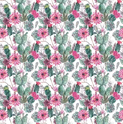 Estores de rolo interiores blackout Flor de cacto