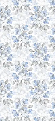 Estores de rolo em tecido blackout Flores