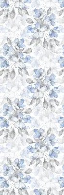 Estores de rolo em tecido blackout Flores