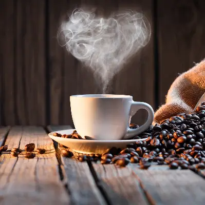 Estores de rolo interiores blackout Uma xícara de café