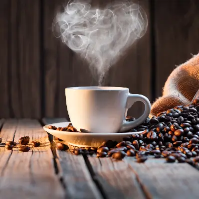 Estores de rolo interiores blackout Uma xícara de café