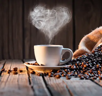 Estores de rolo interiores blackout Uma xícara de café