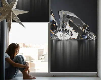 Estores de rolo interiores blackout Diamantes