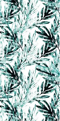 Estores de rolo blackout para porta de varanda Folhas