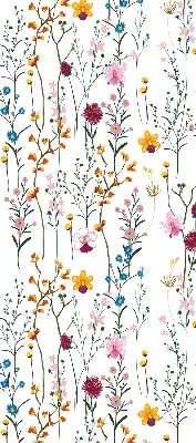 Estores de rolo interiores blackout Flores coloridas