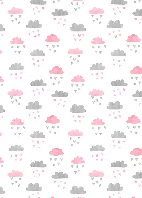 Estores de rolo interiores blackout para janela Nuvens rosa e cinza