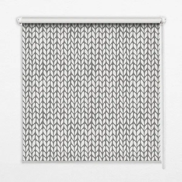 Estores de rolo interiores blackout Abeto branco