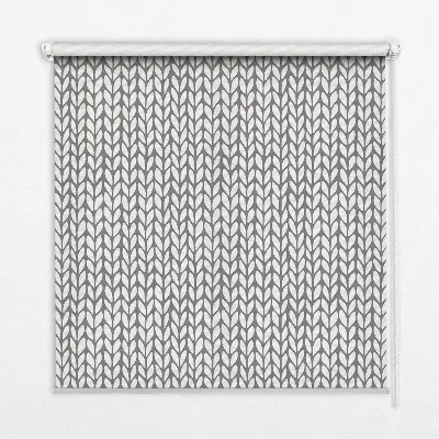 Estores de rolo interiores blackout Abeto branco