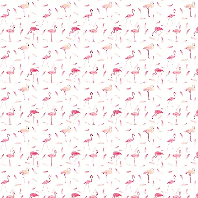 Estores de rolo interiores blackout para janela Flamingos e suas penas