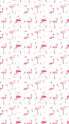 Estores de rolo interiores blackout para janela Flamingos e suas penas