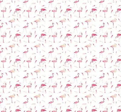 Estores de rolo interiores blackout para janela Flamingos e suas penas