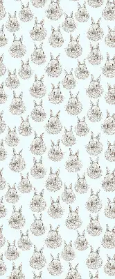 Estores de rolo interiores blackout para janela Coelhos